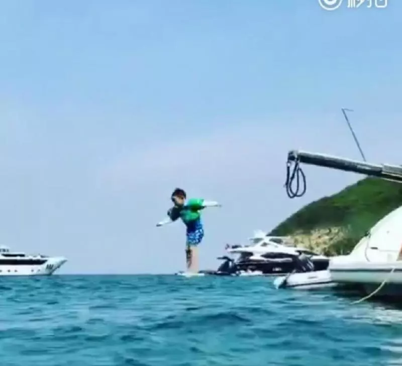 應采兒生日當天,Jasper跳海!? 網友心疼Jasper直呼:「山雞哥的女人不好惹,也只有親媽才這樣!」
