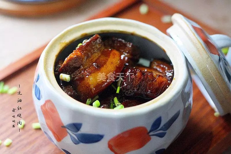 無油紅燒肉的做法【無油紅燒肉】菜譜