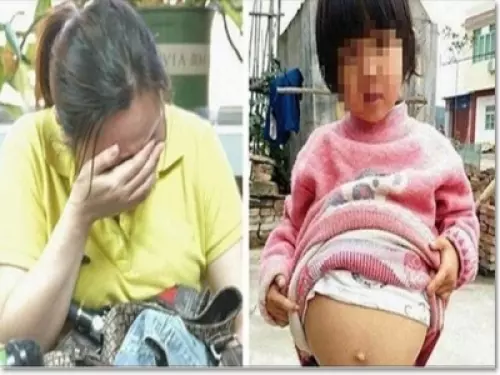 三歲女兒肚子突然隆起似「懷孕」,醫生告知原因後,媽媽狠狠打了自己個一巴掌