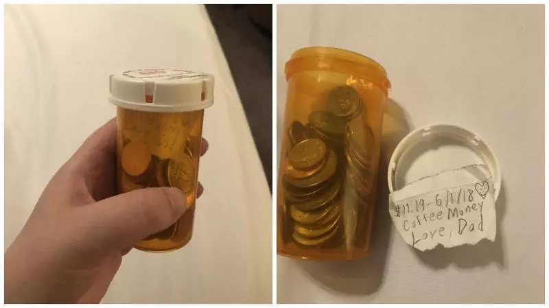 滿滿父愛!身障爸零錢存藥罐 盼請女兒喝咖啡