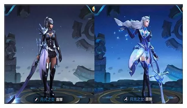 王者榮耀:五位英雄模型重做前後對比,露娜美出天際,凱秒變男神