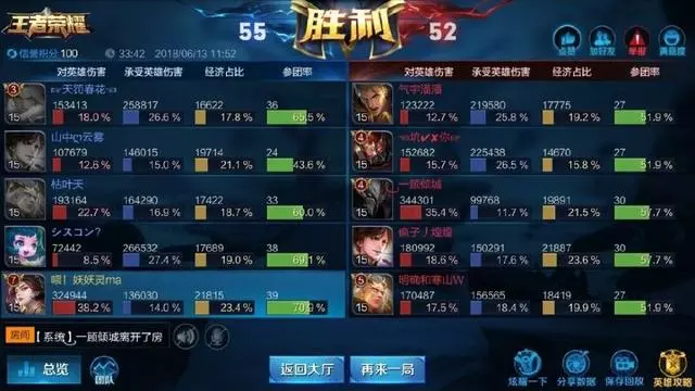 玩家43次抽中榮耀水晶換武則天,第一局遊戲直接把對面給打跑