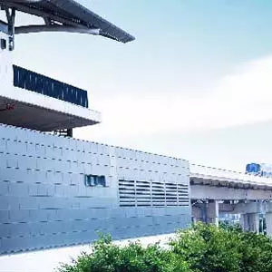 中壢國民運動中心建物主體亮相 拚8月底試營運