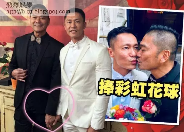 鄧達智:倫敦簽字!鄧達智同醫生老公成合法伴侶 __,鄧達智,