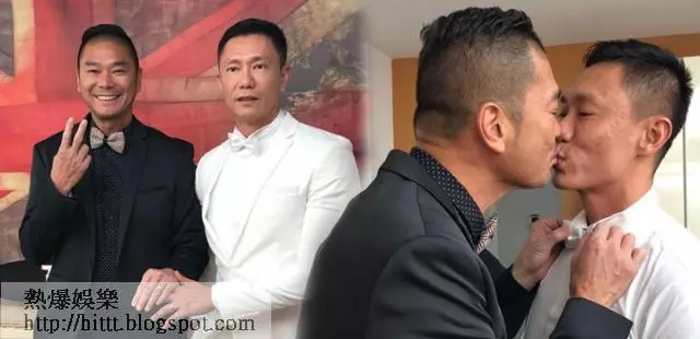 鄧達智:倫敦簽字!鄧達智同醫生老公成合法伴侶 __,鄧達智,
