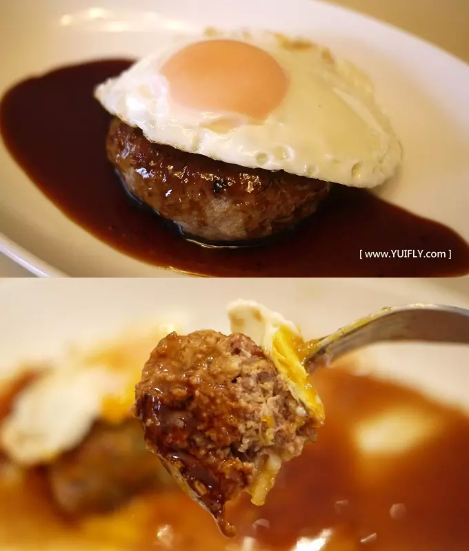 [Yui 超簡單食譜] 日式漢堡排、太陽蛋、照燒醬、起司芝心 ＊ 第一次就上手