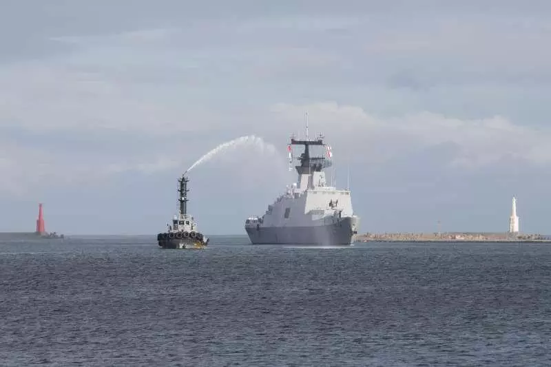 航行105天2.3萬浬 海軍敦睦艦隊抵國門