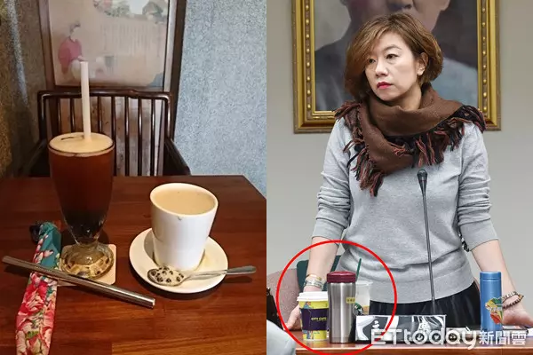 不滿被追問「湯匙喝珍奶」 林靜儀嗆記者:你很故意耶
