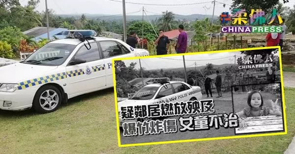 爆竹炸傷女童不治案 警捕男嫌犯助查
