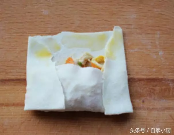 餃子皮版三絲香酥春卷,即少油,又美味