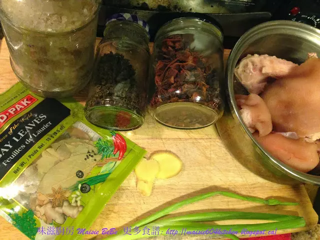 【酒樓飯店】花椒冰糖炆鹹豬手--- 做法簡單!