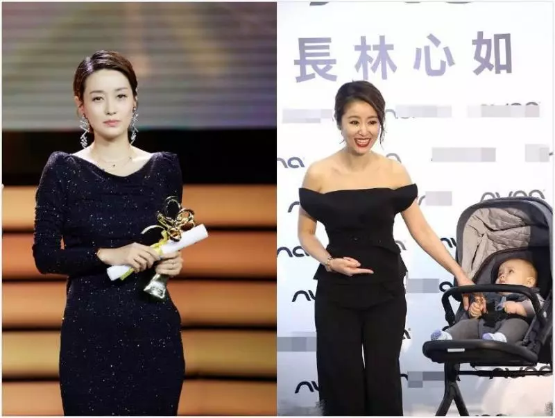 41馬伊琍和42林心如同穿禮服,網友:同是紫薇,差距卻有點大!