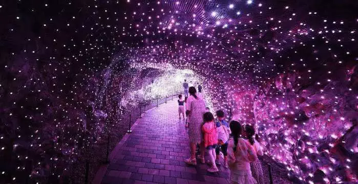 孩子們的韓國「夢幻洞穴」大人們的「北國第一溶洞」遊客:這就是差距!