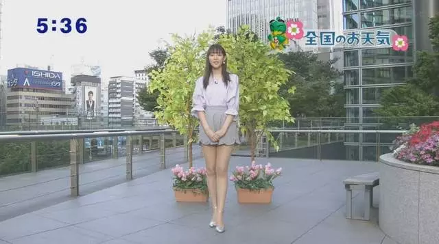 短裙氣象主播預報天氣,觀眾看亮眼了