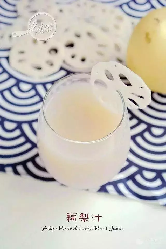 清火潤肺「藕梨汁」最佳降火飲品
