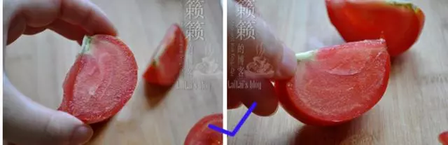 做番茄炒雞蛋,切番茄不流汁,小竅門一學你就會!