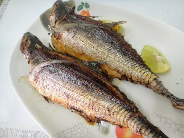硬尾魚釀辣椒 Sambal Stuffed Ikan Cencaru 吃前擠一點酸桔,更香更好吃