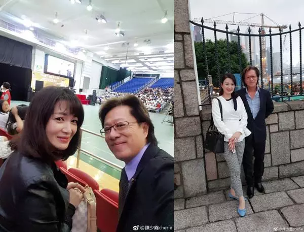 41歲陳少霞近照很美,與大20歲老公恩愛住豪宅,女兒只能拄拐走路!