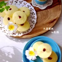 低糖少油的水蒸蛋糕,松軟可口,美味健康,不要錯過哦!