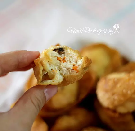 炸雲吞 Deep-Fried Wanton,大大推薦給大家~這個用它來沾辣椒醬吃會更好吃
