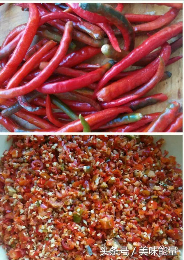 剁椒做出的辣椒醬,百搭下飯菜