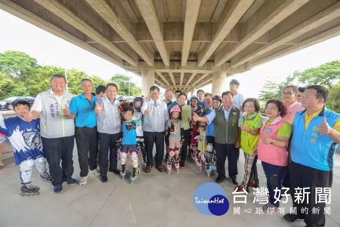 活化台66線橋下空間 觀音區休閒公園步道啓用
