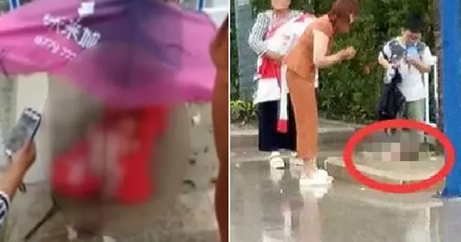 15歲少女當街產女 外婆棄嬰扔花叢