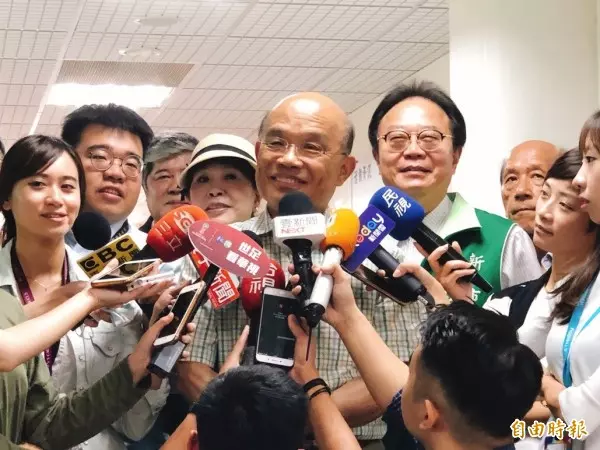 黃國昌表態力挺 蘇貞昌:感謝支持!