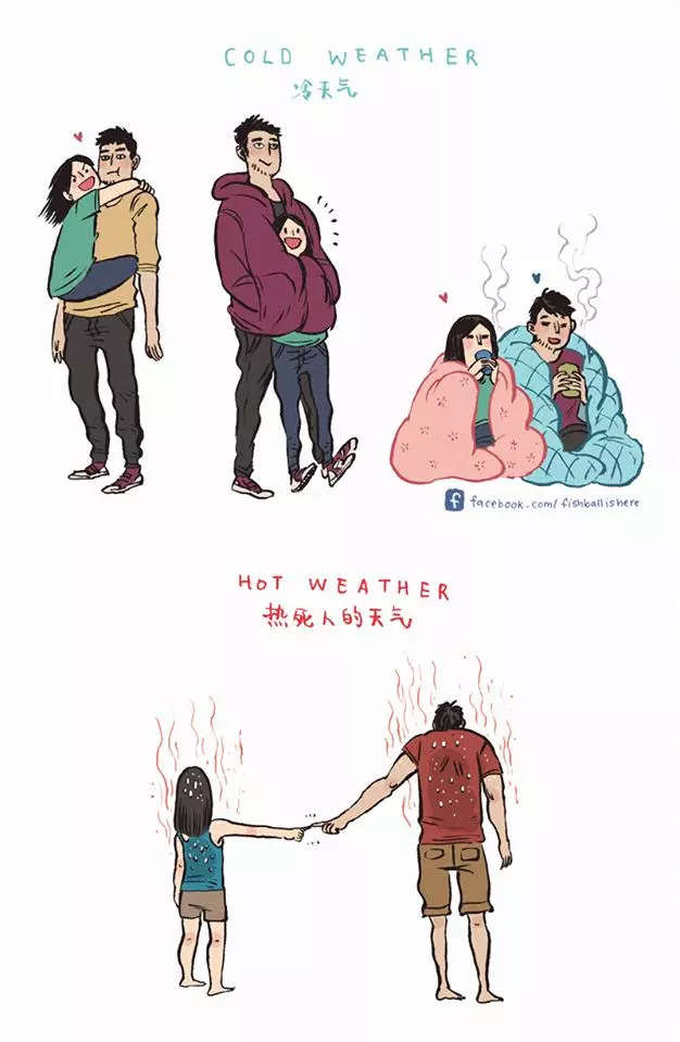 27張矮個子與「巨人宅宅男友」的爆笑相處日常,相差40公分的身高差果然激萌啊!