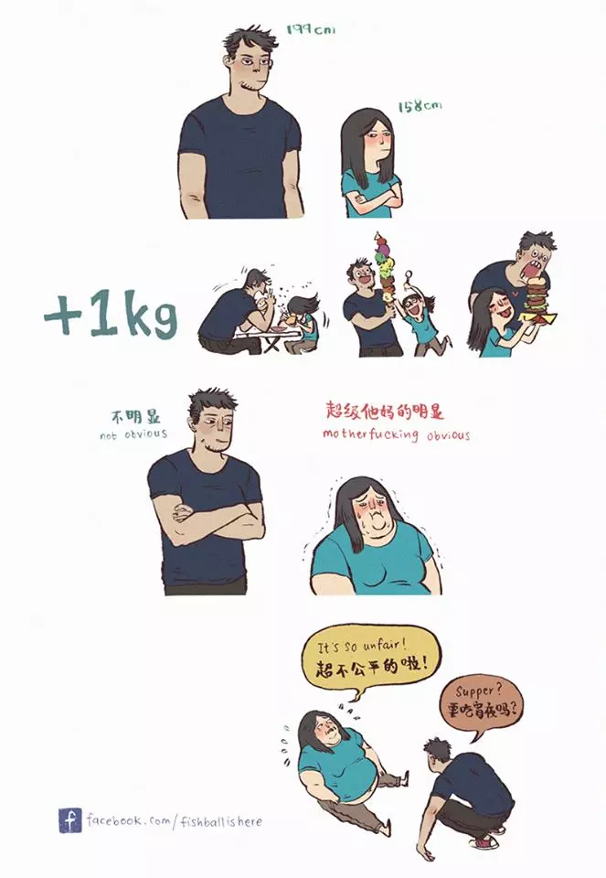 27張矮個子與「巨人宅宅男友」的爆笑相處日常,相差40公分的身高差果然激萌啊!