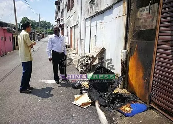 疑頑童後巷燒垃圾 牙醫診所 險大火