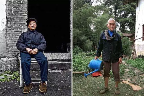 一時好玩讓85歲阿公穿上潮服 沒想到「秒變英倫紳士」帥翻天