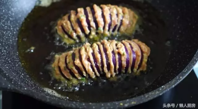不要只會水煮茄子,試試肉釀茄子好吃一百倍!成本只需5元錢!