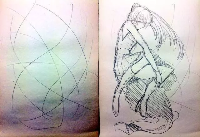 神仙畫師們的10條線的構圖大挑戰,你能畫出什麼樣的圖呢?
