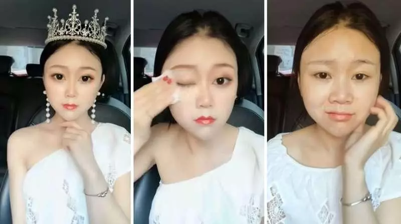 21張「女生化妝前 vs 卸妝後」的對比圖 看完都開始懷疑人生了