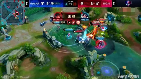 王者榮耀:Hero久競以4:1戰勝EDG.M贏得了KPL春季賽總冠軍