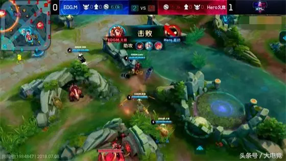 王者榮耀:Hero久競以4:1戰勝EDG.M贏得了KPL春季賽總冠軍