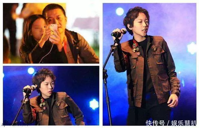 王菲女兒走秀氣場全開, 李亞鵬台下不停鼓掌, 對兩個女兒十分上心!