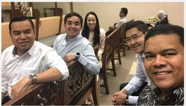 納吉到法庭辦理保釋手續!