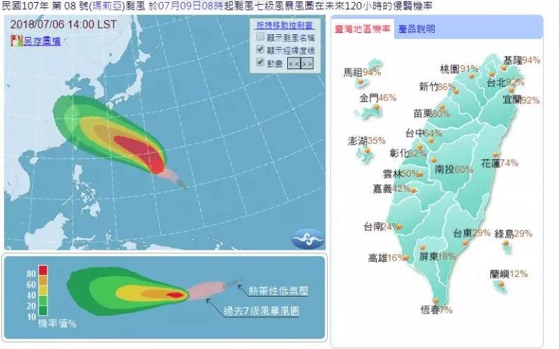 再度增強!強颱瑪莉亞「北台灣正面迎擊」 颱風假怎麼放「最新流程」市政府公布了