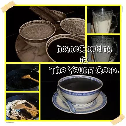 芝麻糊【嫲嫲 (祖母) 留下的傳統法】Black Sesame Dessert