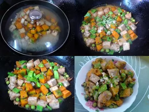 簡單小菜也美味:南瓜香芋煲