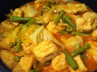 雜菜咖喱雞食譜 CURRY CHICKEN SAYURAN