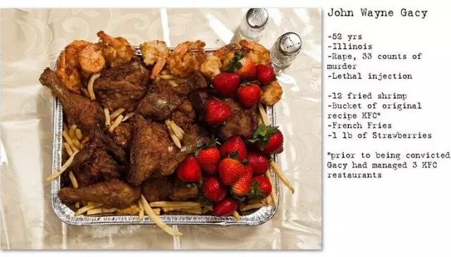 12個死刑犯的最後的一餐