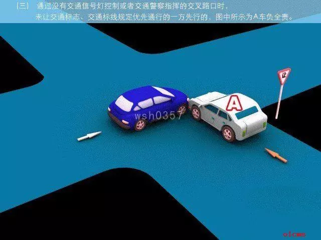交通事故責任劃分圖解