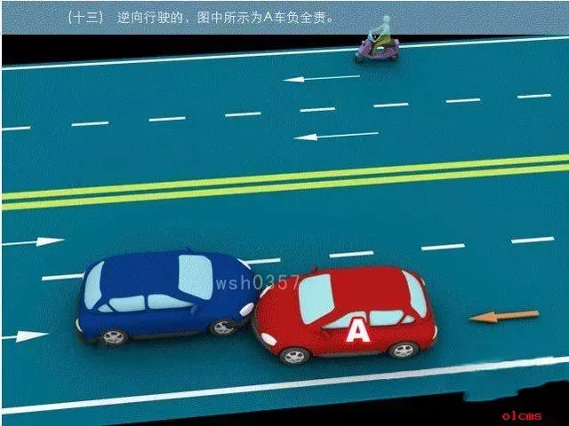 交通事故責任劃分圖解