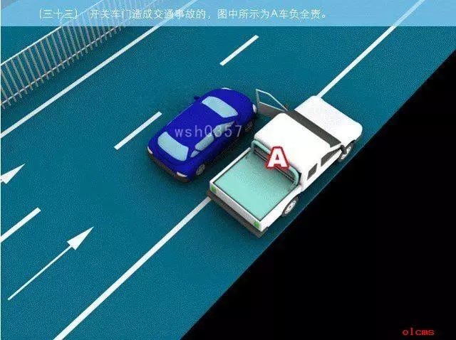 交通事故責任劃分圖解