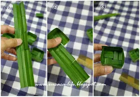 很久以前就想做這個好吃又可愛的糕點 ~ 香蘭椰汁馬蹄糕 ( Kuih Tako )