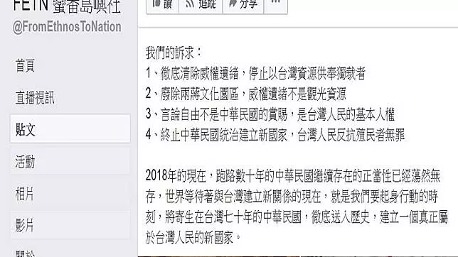 獨派突襲「中正紀念堂」 蔣介石銅像遭潑紅漆