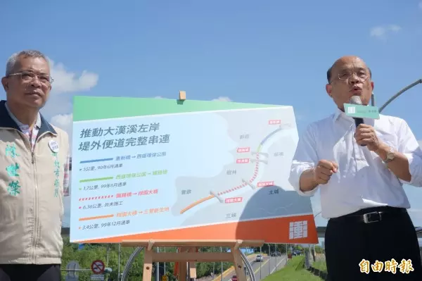 被侯友宜「吃豆腐」?蘇貞昌:新北市民清楚誰會做事